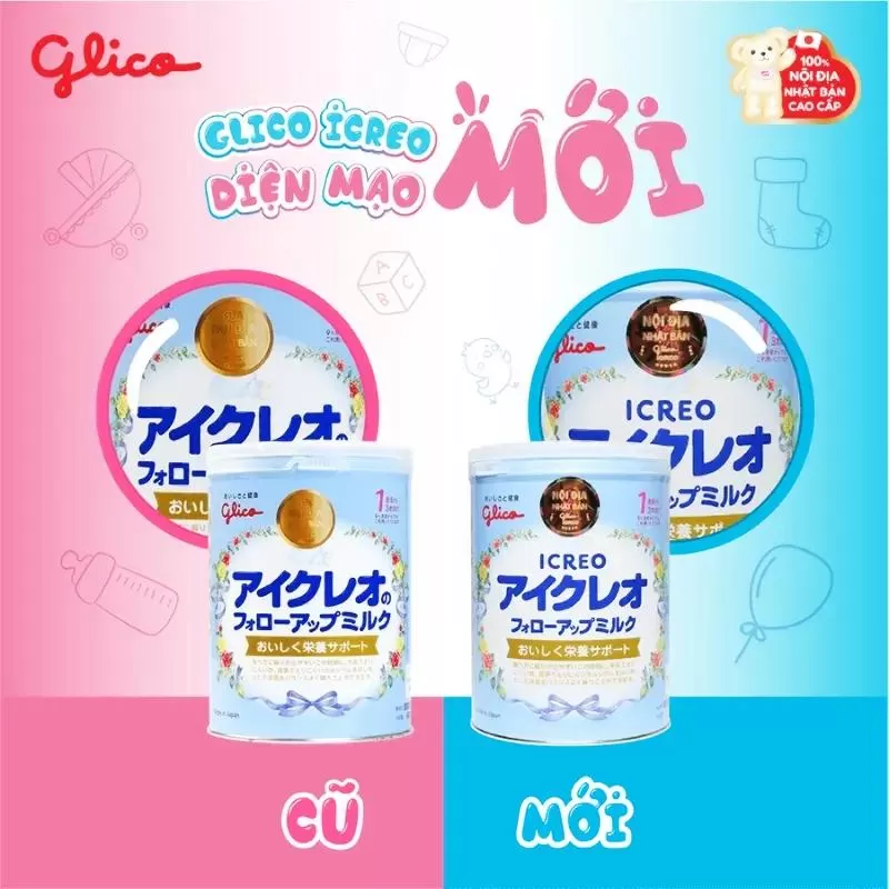 Sữa cho bé Glico