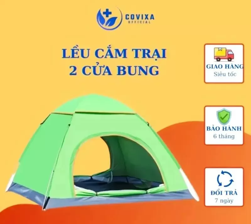 Lều cắm trại 2 người tự bung Covixa22.official