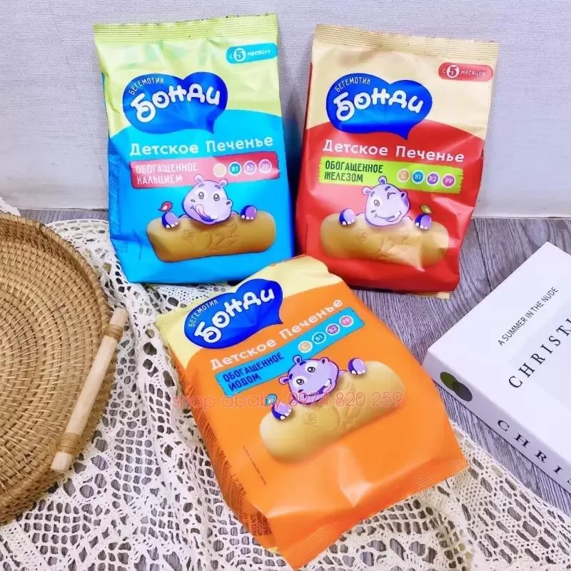 Bánh ăn dặm cho bé Hà Mã của Nga