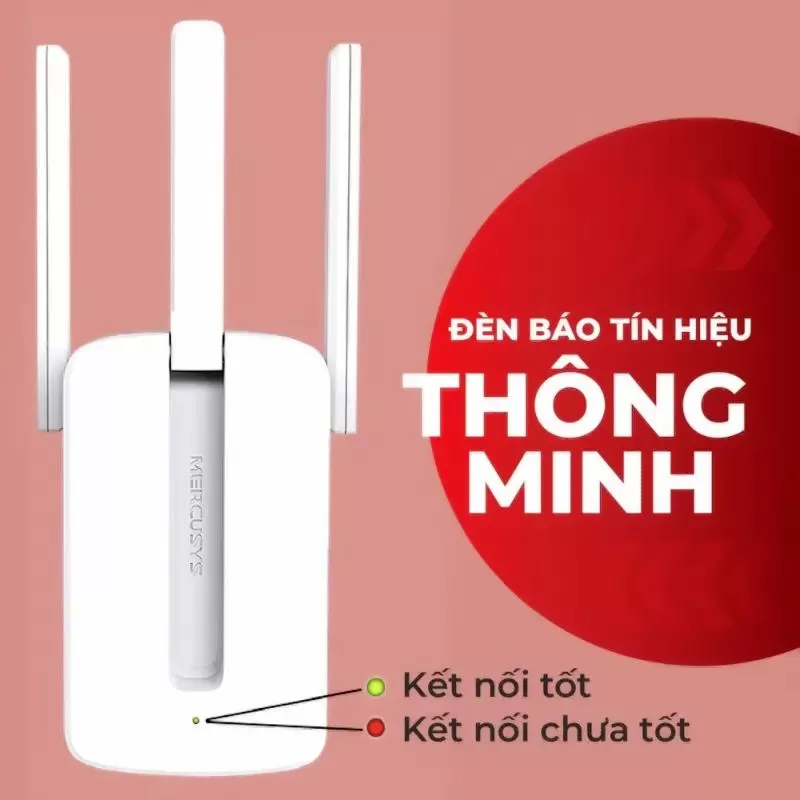 Bộ kích sóng wifi Repeater Mercusys MW300RE 300Mbps