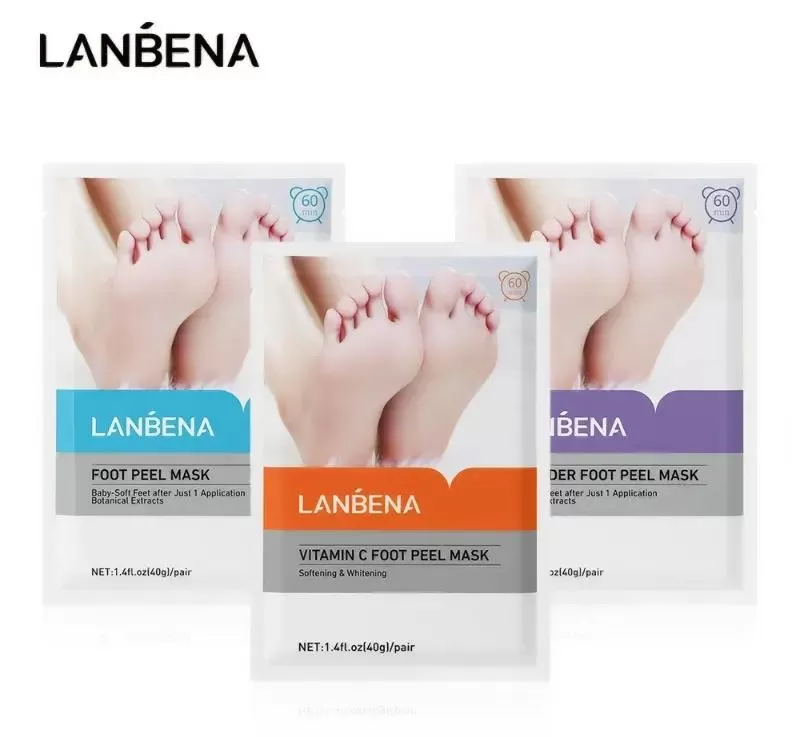 Mặt nạ ủ chân tẩy da chết LANBENA