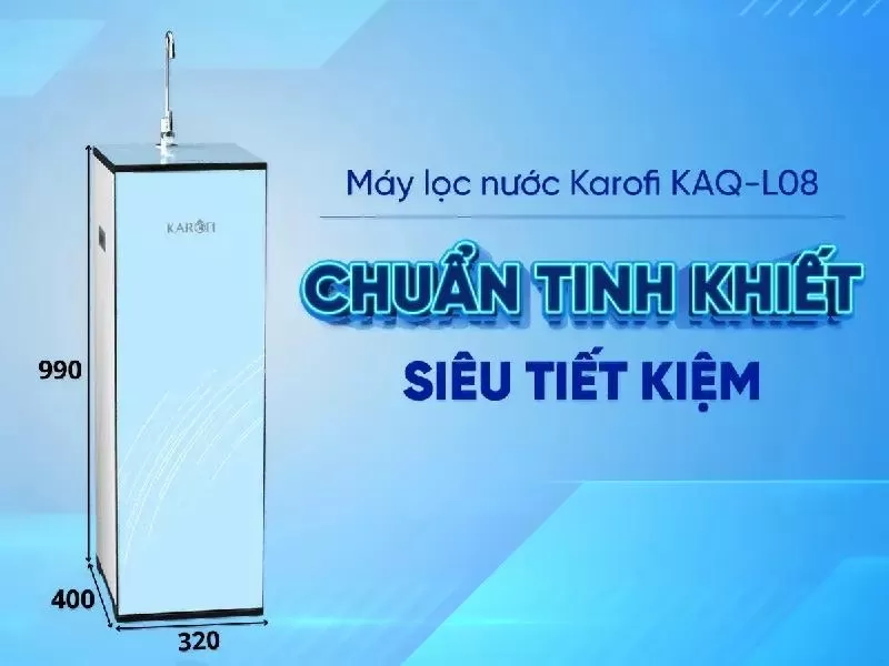 Máy lọc nước giá rẻ Karofi KAQ-L08