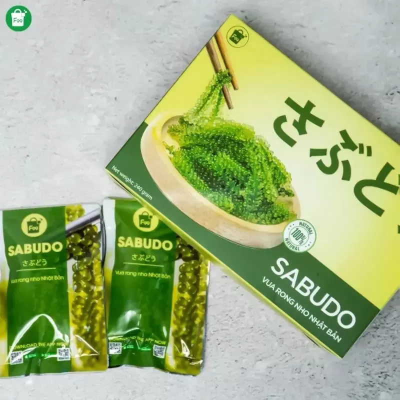 Rong nho Biển Khô Sabudo Nhật Bản