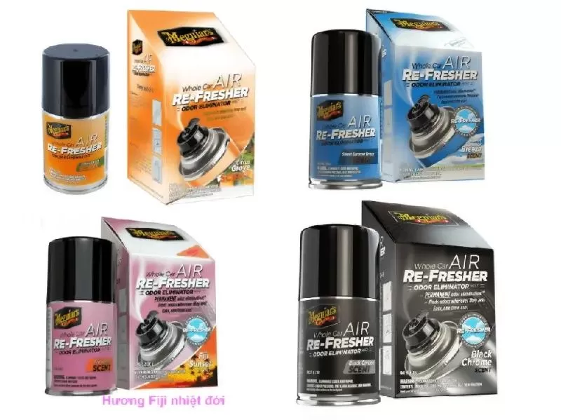 Xịt khử mùi ô tô diệt khuẩn nội thất xe hơi Meguiar‘s