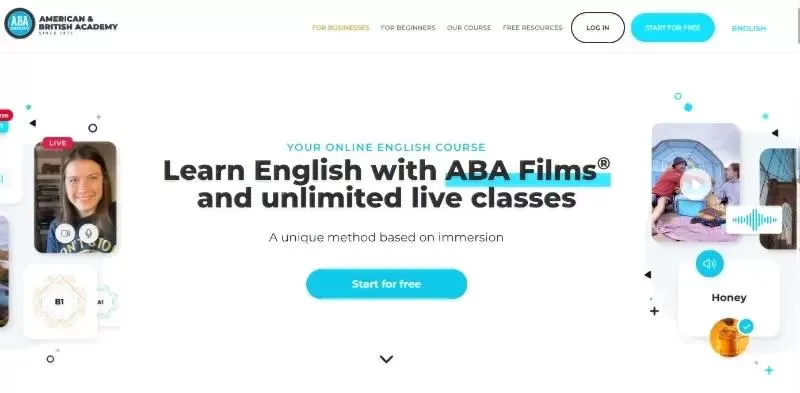 App học tiếng Anh giao tiếp ABA English – Learn English