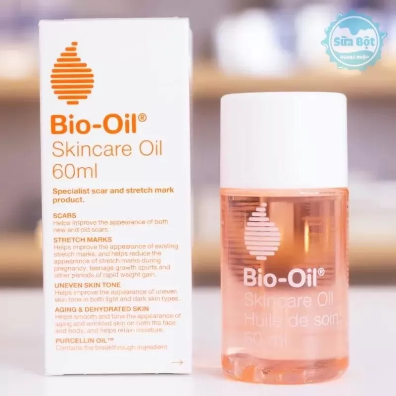 Bio Oil giảm rạn da và làm mờ sẹo cho bà bầu