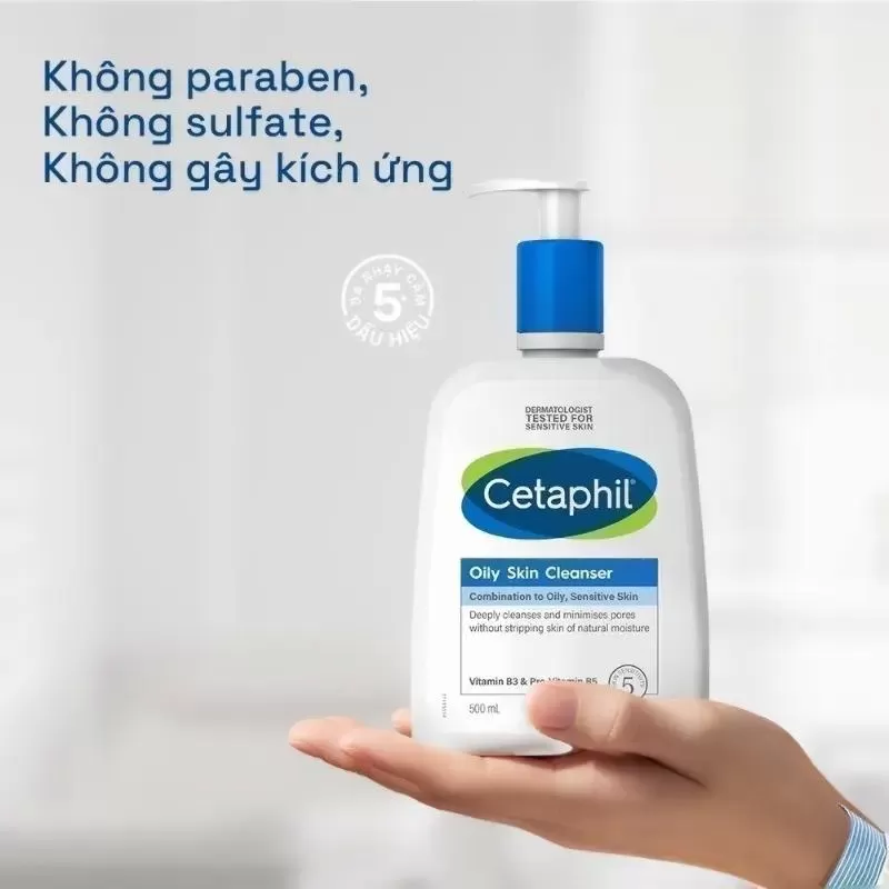 Sữa rửa mặt Cetaphil Oily Skin Cleanser