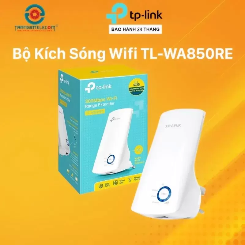 Thiết bị kích sóng wifi Repeater 300Mbps TP-Link TL-WA850RE