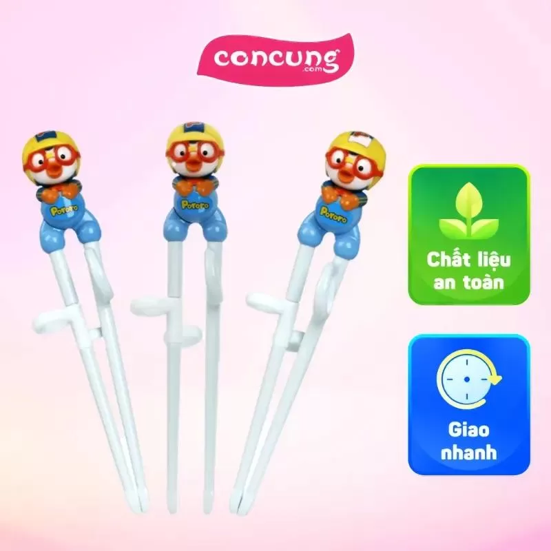 Đũa tập ăn dặm cho bé Pororo
