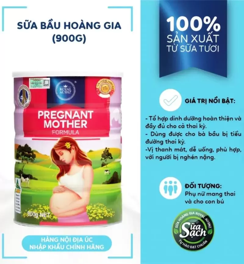 Sữa bà bầu bột hoàng gia Pregnant Mother Formula