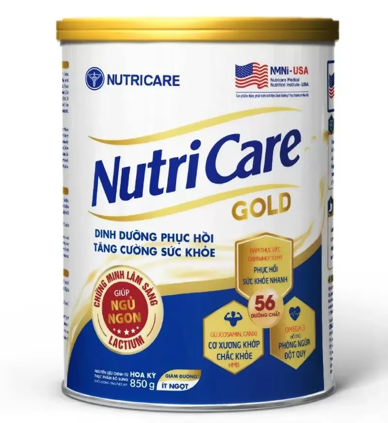 Sữa tăng sức đề kháng cho người lớn Nutricare Gold