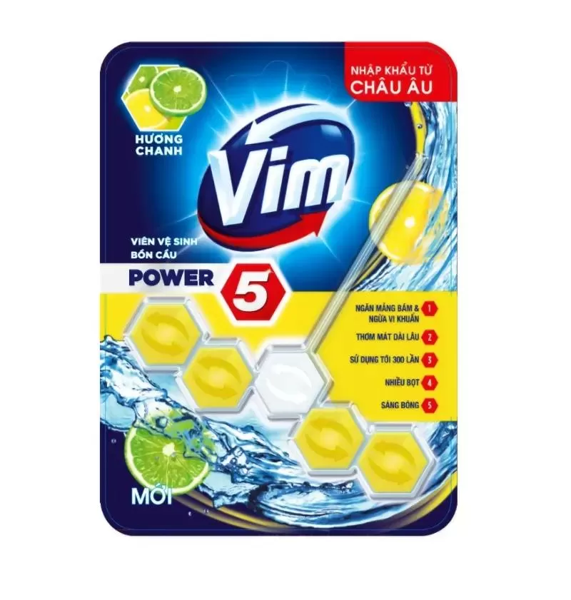 Viên tẩy bồn cầu Vim Power 5
