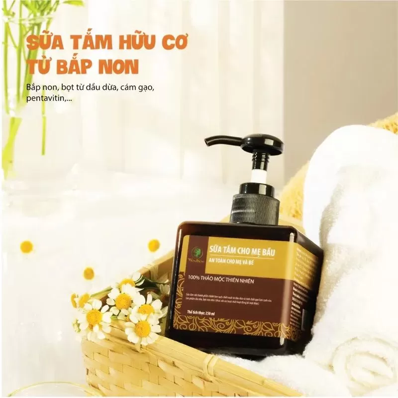 Sữa tắm hữu cơ cho mẹ bầu WonMom