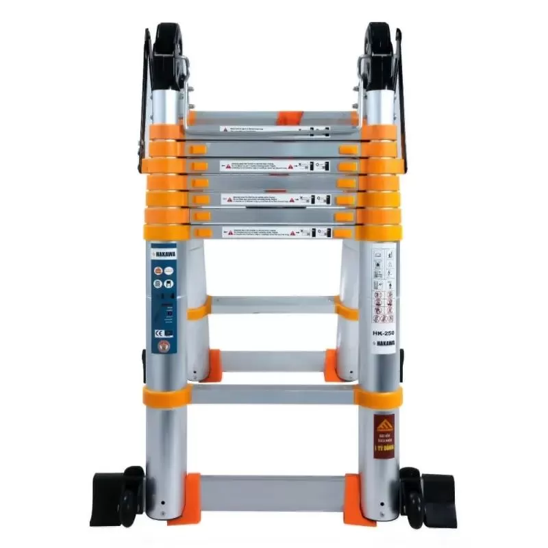 Thang nhôm rút chữ A Nhật Bản HAKAWA HK-250