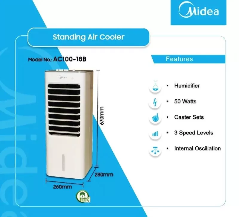 Quạt điều hòa Midea AC100-18B