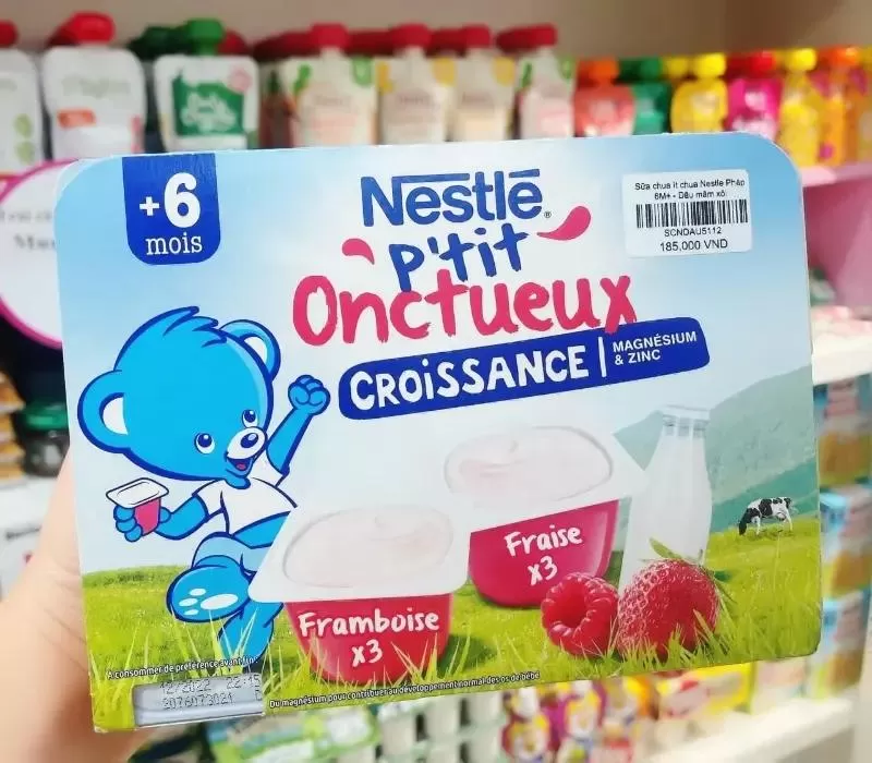 Sữa chua cho bé Nestle 6 tháng tuổi Nestle Ptit