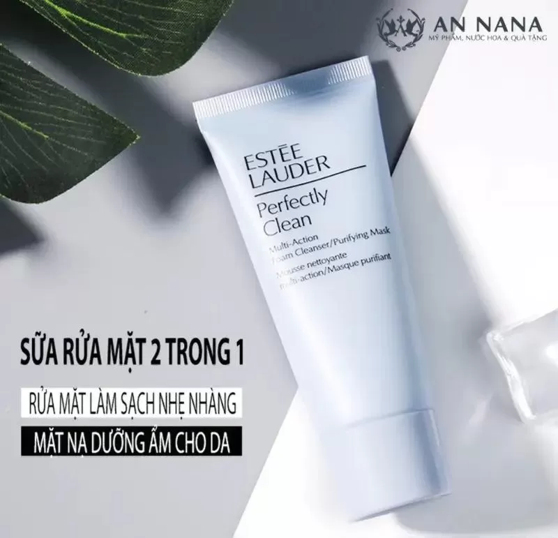 Sữa rửa mặt se khít lỗ chân lông cho nam Estee Lauder Perfect Clean Foam Cleanser