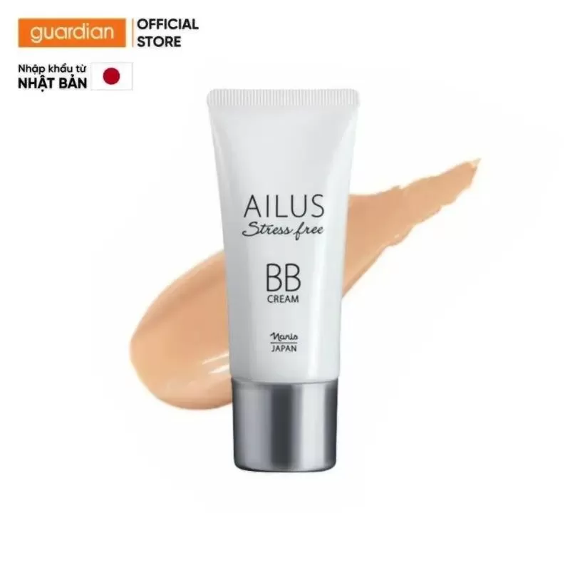 Kem nền cho da nhạy cảm trang điểm đa chức năng BB Cream Naris Ailus Stress Free