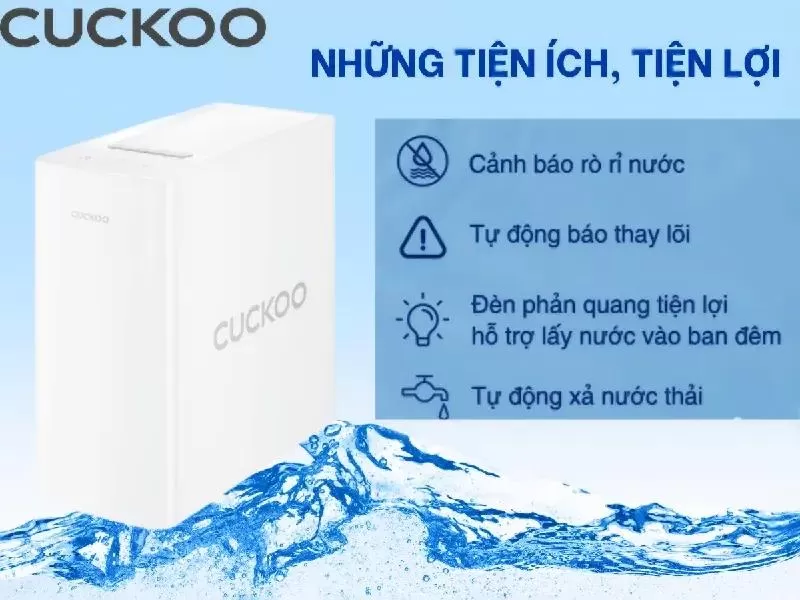 Máy lọc nước Cuckoo CP-YR701UW giá rẻ dưới 5 triệu