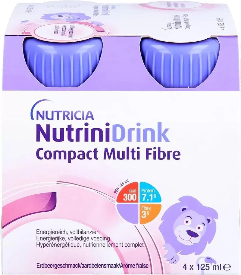 Sữa bột pha sẵn cho bé 1 tuổi NutriniDrink Compact Multi Fibre