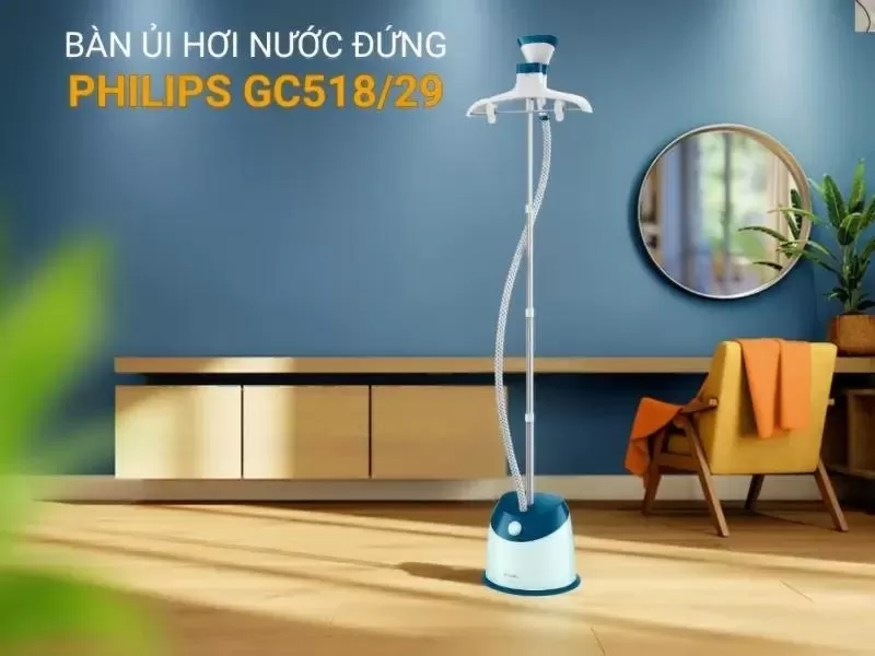 Bàn ủi hơi nước đứng Philips GC518