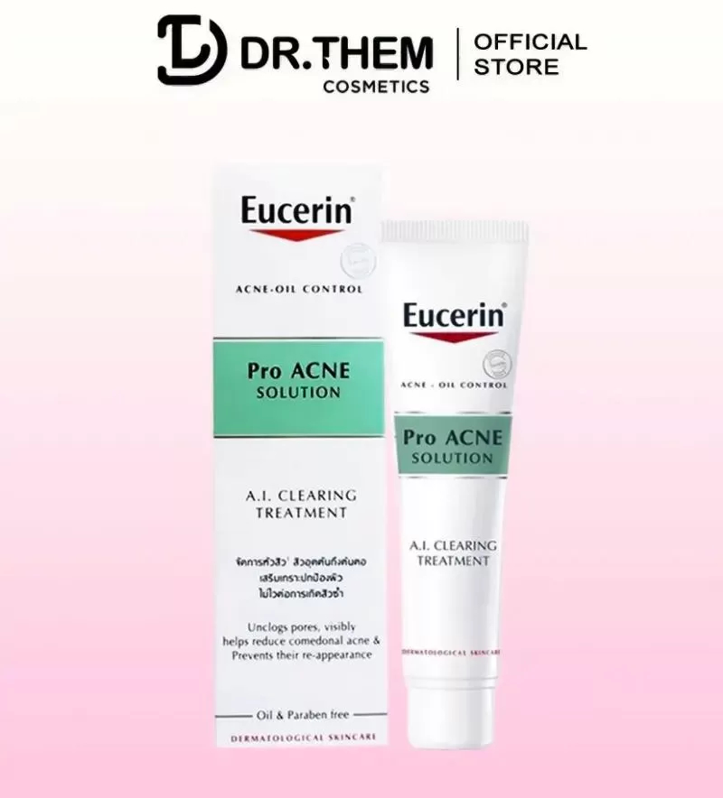 Gel giảm thâm mụn sau 1 tuần Eucerin Pro Acne A.I. Clearing Treatment