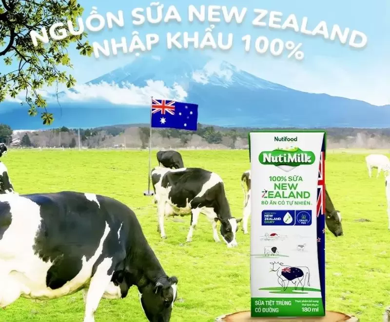 Sữa tươi cho bé NewZealand Nutimilk