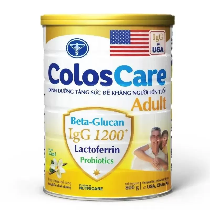 Sữa bột tăng sức đề kháng cho người lớn Nutricare ColosCare Adult