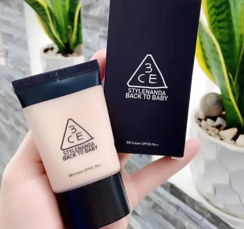 Kem nền 3CE Back To Baby BB Cream cho da nhạy cảm