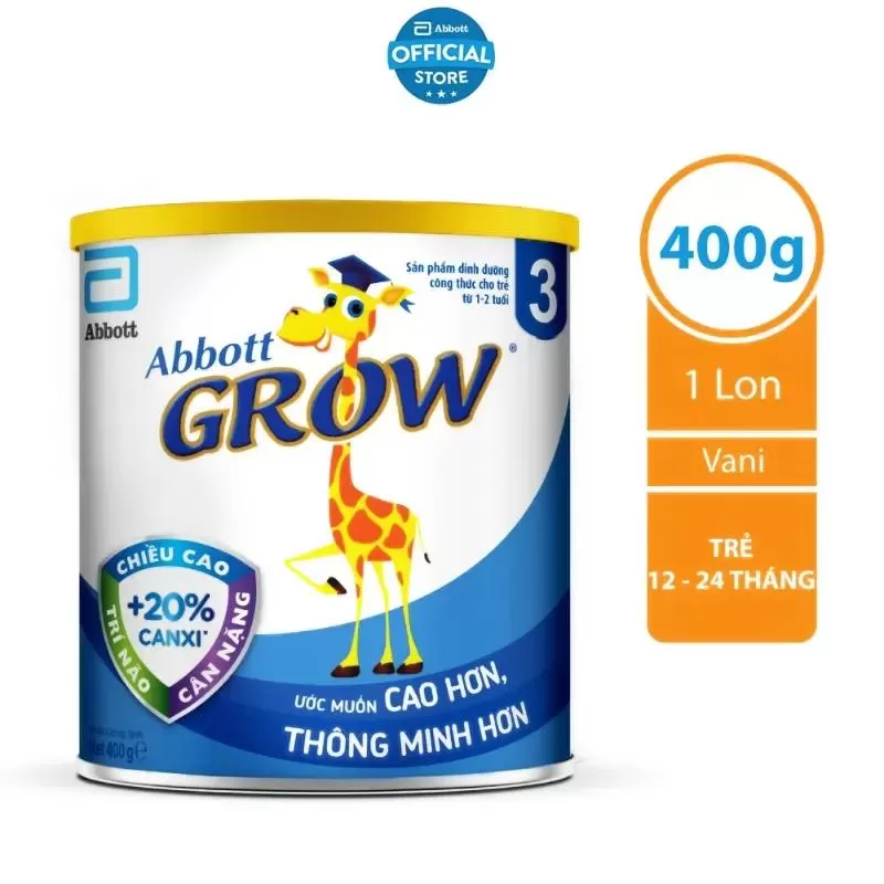 Sữa bột Abbott Grow 3 (G-Power) cho trẻ từ 1-2 tuổi