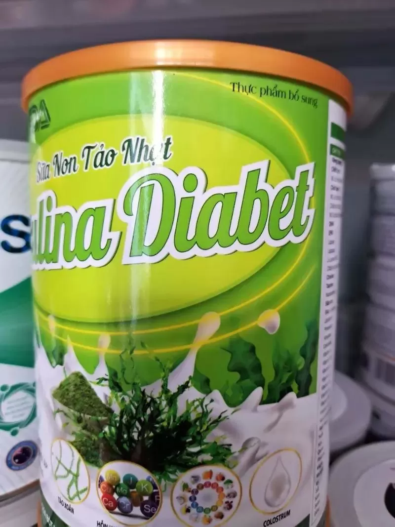 Sữa non cho người già Tảo Nhật Spirulina Diabet