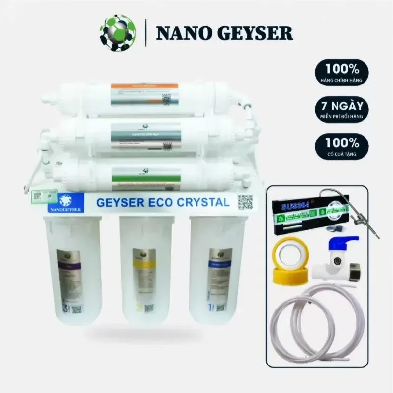 Máy lọc nước không dùng điện Nano Geyser ECO CRYSTAL