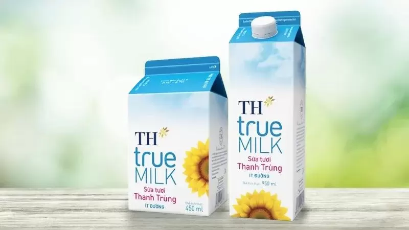 Sữa tươi cho bé tiệt trùng nguyên chất TH True Milk