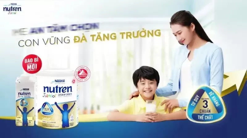 Sữa cho bé Nutren Junior