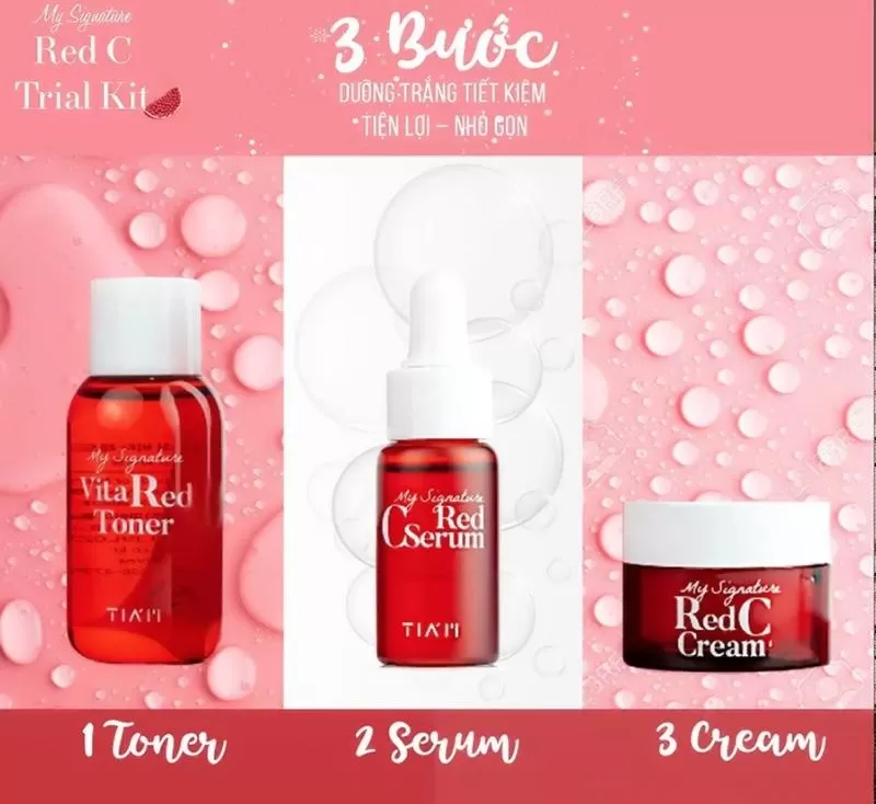 Serum Tiam My Signature Red C trắng da mờ thâm