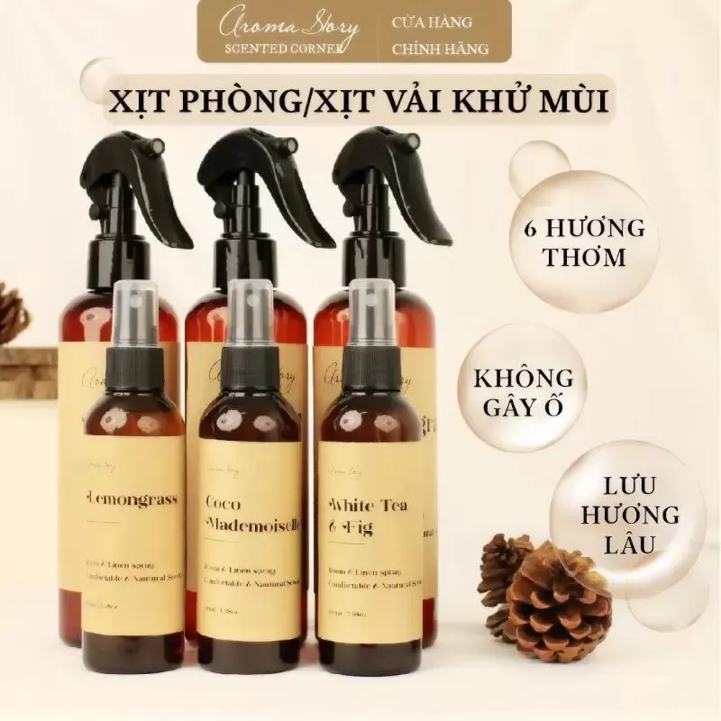 Xịt thơm quần áo Aroma