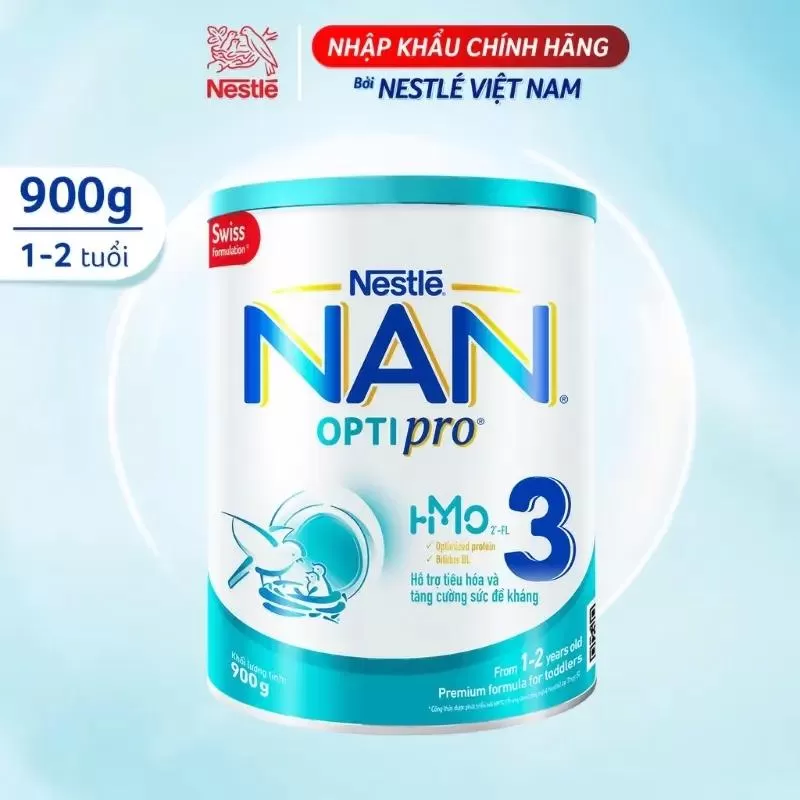 Sữa NAN Optipro 3 HM-O cho bé 1-2 tuổi