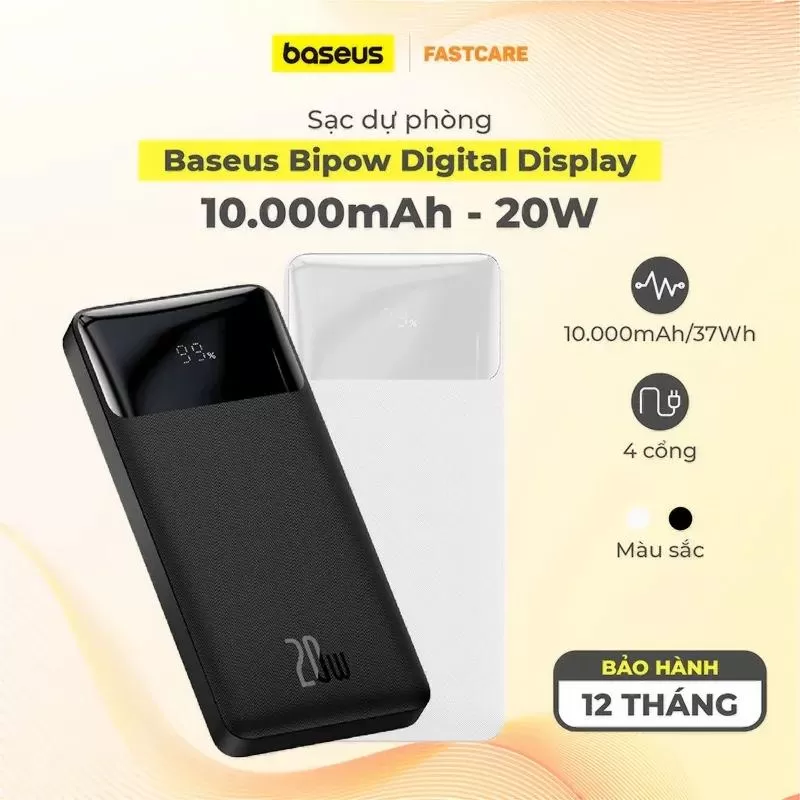 Sạc dự phòng BASEUS 10000mAh 15W