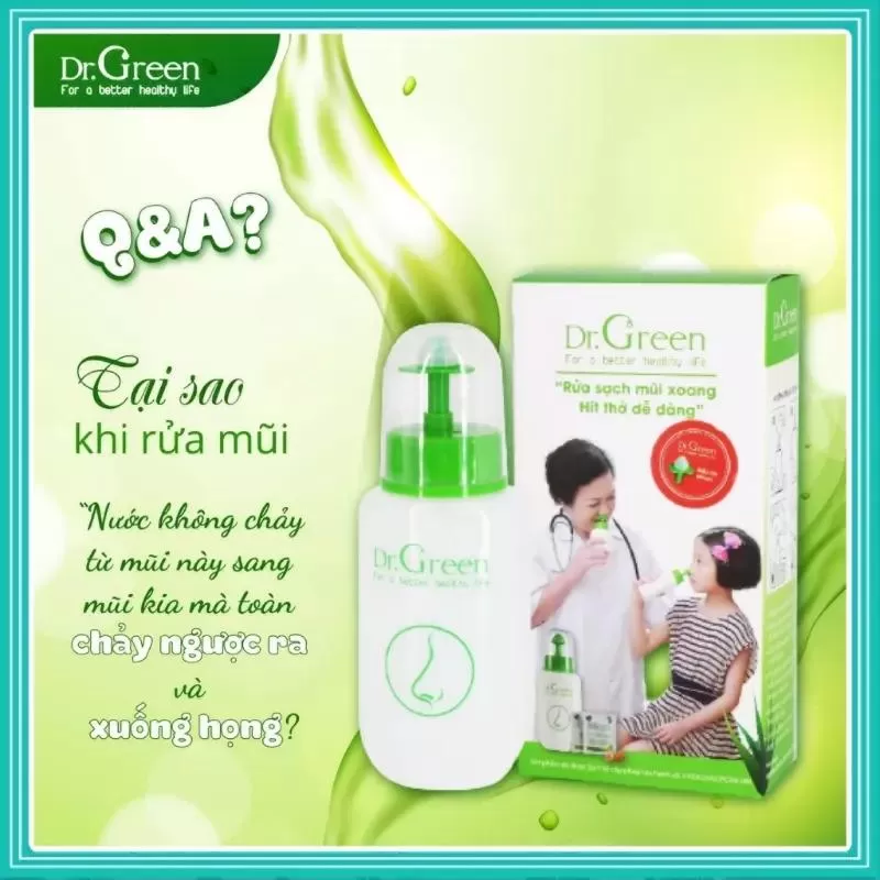 Bình rửa mũi cho bé Dr-Green