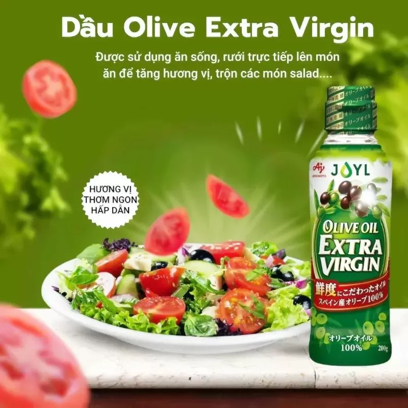 Dầu ăn cho bé Ajinomoto Olive Extra Virgin Nhật