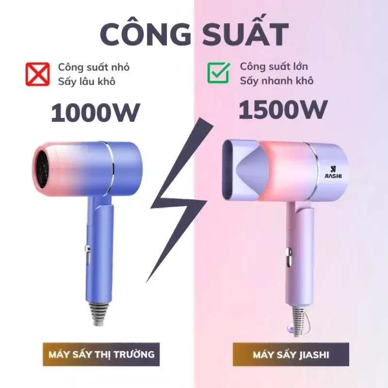 Máy sấy tóc mini du lịch JIASHI M0ST2 gấp gọn