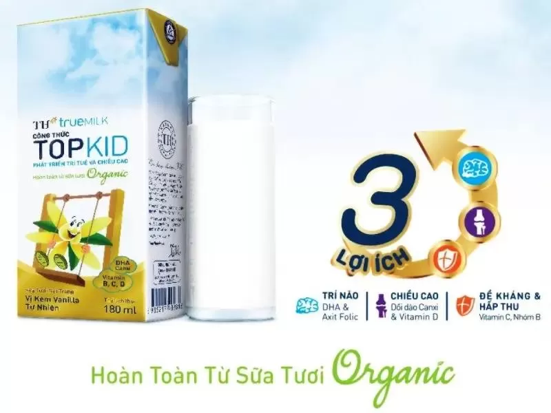 Sữa nguyên kem TH True Milk