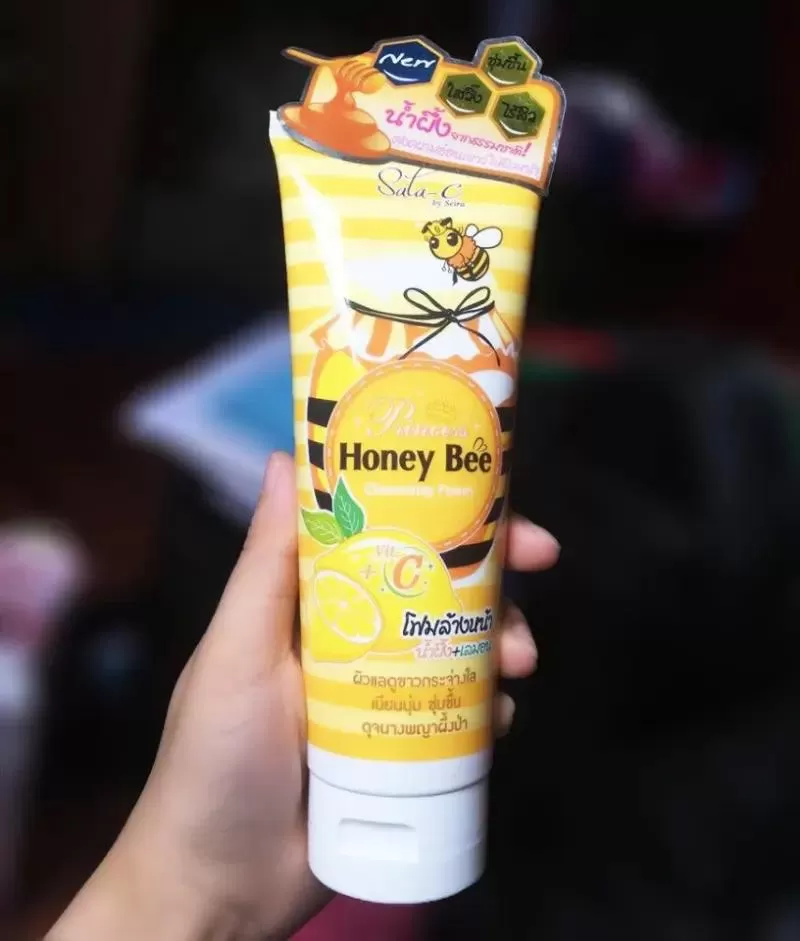 Sữa rửa mặt Thái Lan mật ong hương cam Honey Bee