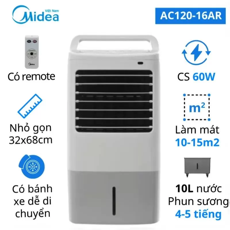 Quạt điều hòa Midea AC120-16AR