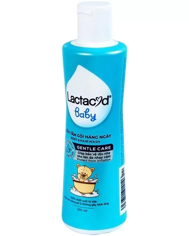 Sữa tắm trị rôm sảy cho trẻ em Lactacyd BB