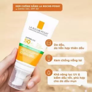 Kem chống nắng cho da dầu mụn La Roche Posay Anthelios Dry Touch