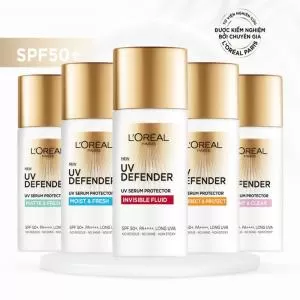 Kem chống nắng L’Oreal Paris UV Defender Serum SPF 50++