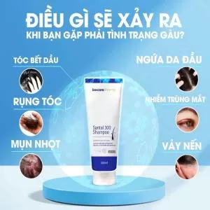 Dầu gội đầu trị gàu Bio Care Pharma Santal 300