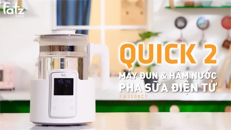 Bình đun nước pha sữa Fatz Quick 2 - FB3508CY