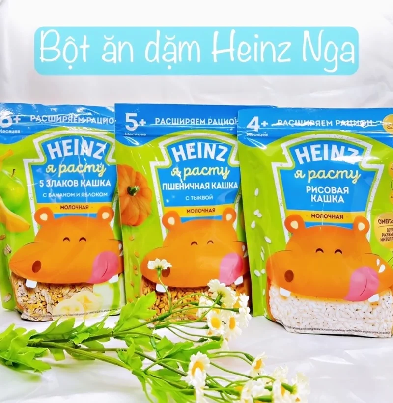 Bột ăn dặm cho bé Heinz for Baby